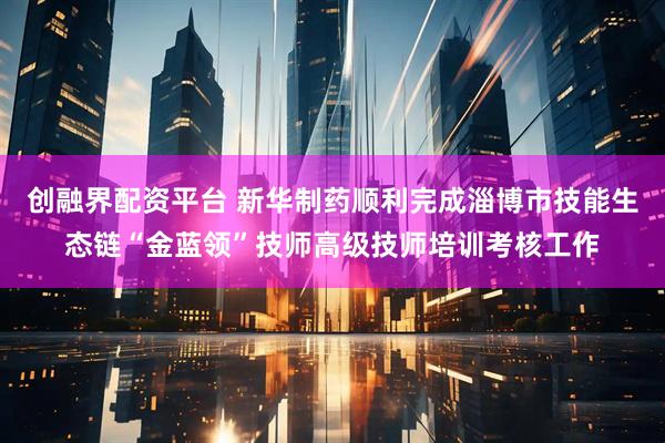 创融界配资平台 新华制药顺利完成淄博市技能生态链“金蓝领”技师高级技师培训考核工作